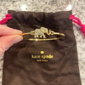 Kate Spade Gold and Silver Elephant Bracelet